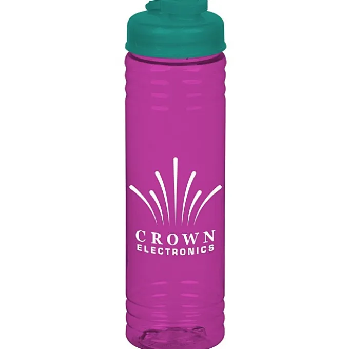 Halcyon Water Bottle with Flip Drink Lid - 24 oz