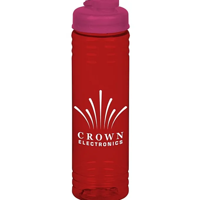 Halcyon Water Bottle with Flip Drink Lid - 24 oz