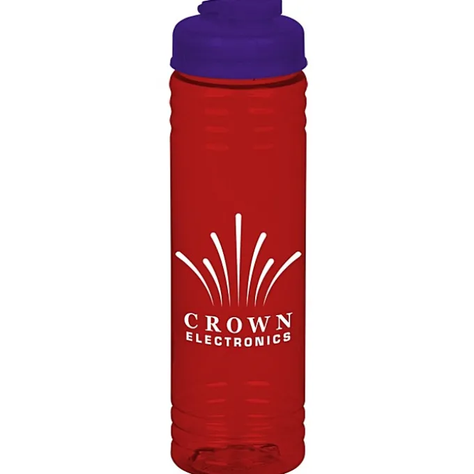 Halcyon Water Bottle with Flip Drink Lid - 24 oz