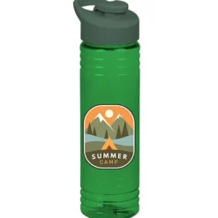 Halcyon Water Bottle with Flip Carry Lid - 24 oz - Full Color