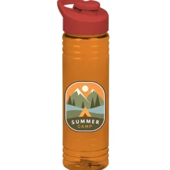 Halcyon Water Bottle with Flip Carry Lid - 24 oz - Full Color