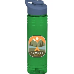 Halcyon Water Bottle with Flip Carry Lid - 24 oz - Full Color