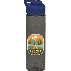 Halcyon Water Bottle with Flip Carry Lid - 24 oz - Full Color