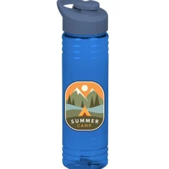 Halcyon Water Bottle with Flip Carry Lid - 24 oz - Full Color