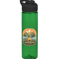 Halcyon Water Bottle with Flip Carry Lid - 24 oz - Full Color