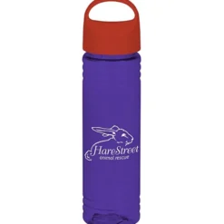 Halcyon Water Bottle with Oval Crest Lid - 24 oz