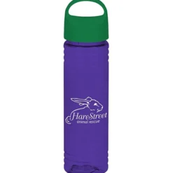 Halcyon Water Bottle with Oval Crest Lid - 24 oz