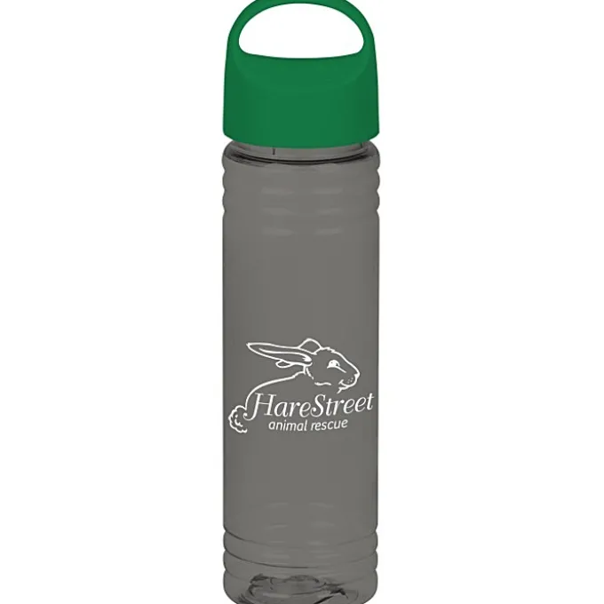 Halcyon Water Bottle with Oval Crest Lid - 24 oz