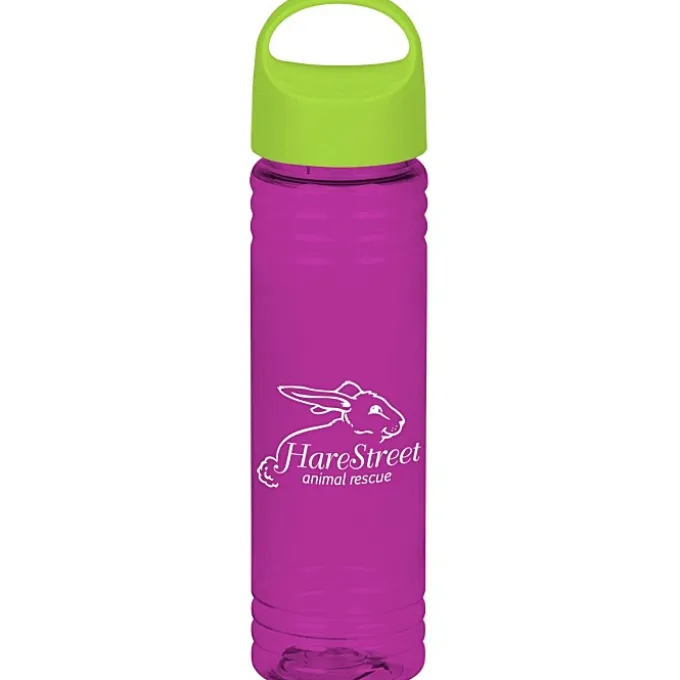 Halcyon Water Bottle with Oval Crest Lid - 24 oz
