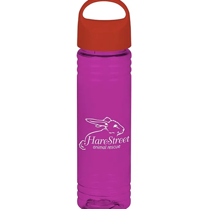 Halcyon Water Bottle with Oval Crest Lid - 24 oz