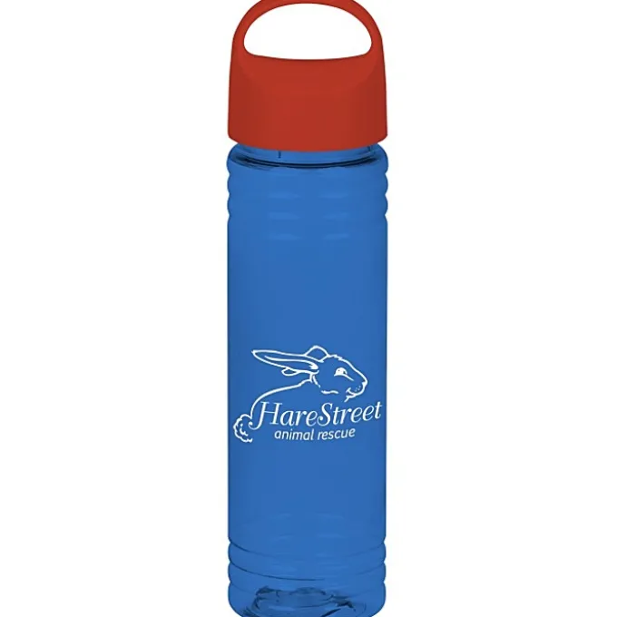 Halcyon Water Bottle with Oval Crest Lid - 24 oz