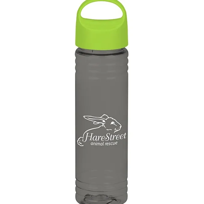 Halcyon Water Bottle with Oval Crest Lid - 24 oz