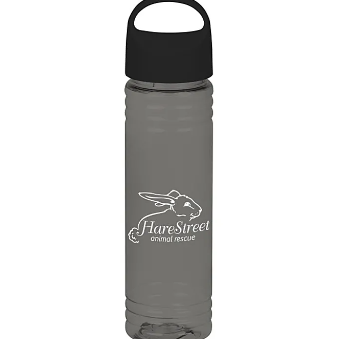 Halcyon Water Bottle with Oval Crest Lid - 24 oz