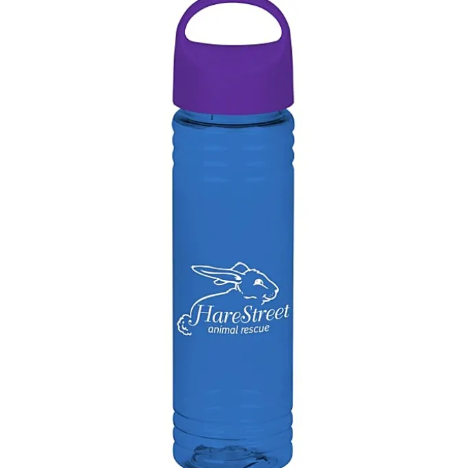 Halcyon Water Bottle with Oval Crest Lid - 24 oz