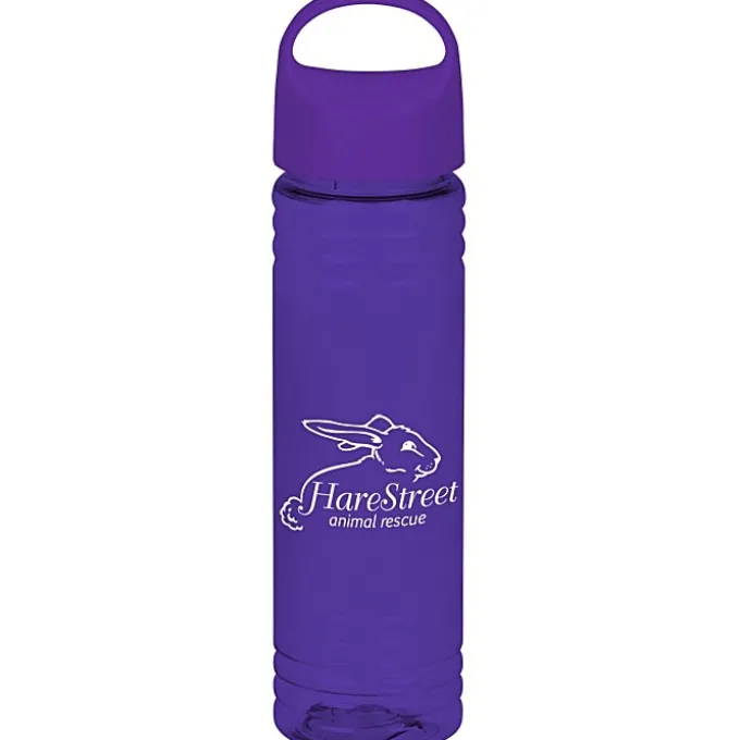 Halcyon Water Bottle with Oval Crest Lid - 24 oz