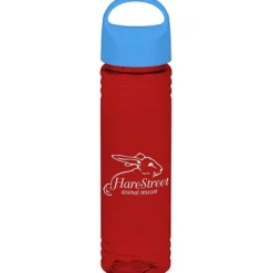 Halcyon Water Bottle with Oval Crest Lid - 24 oz