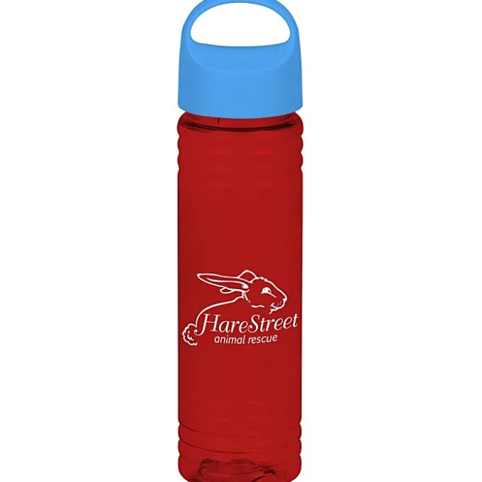 Halcyon Water Bottle with Oval Crest Lid - 24 oz