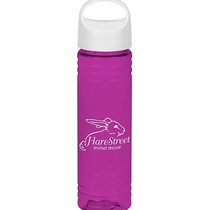 Halcyon Water Bottle with Oval Crest Lid - 24 oz