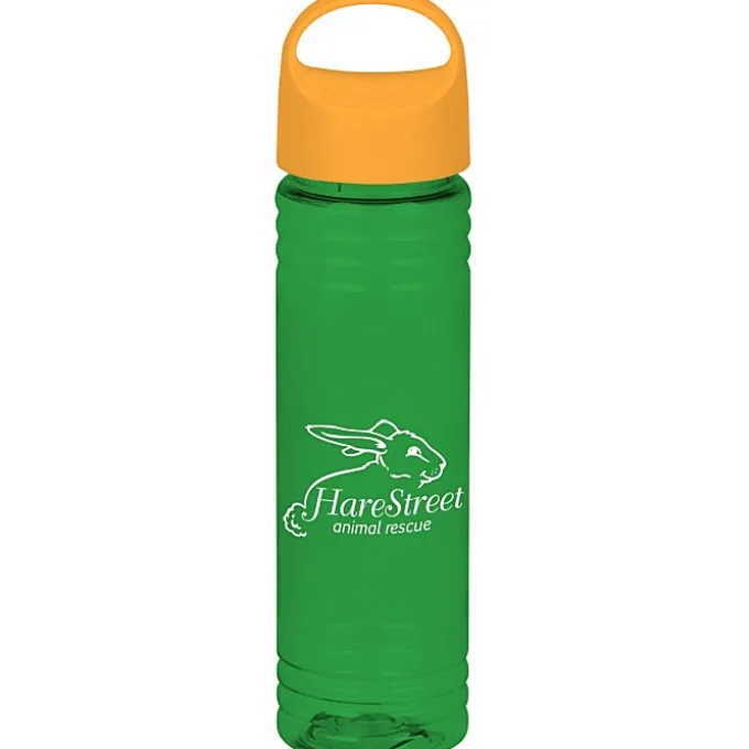 Halcyon Water Bottle with Oval Crest Lid - 24 oz