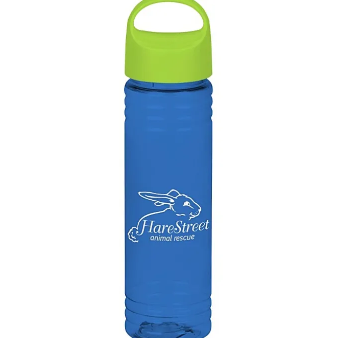 Halcyon Water Bottle with Oval Crest Lid - 24 oz