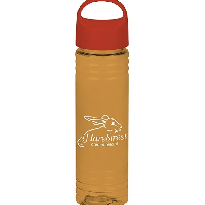 Halcyon Water Bottle with Oval Crest Lid - 24 oz