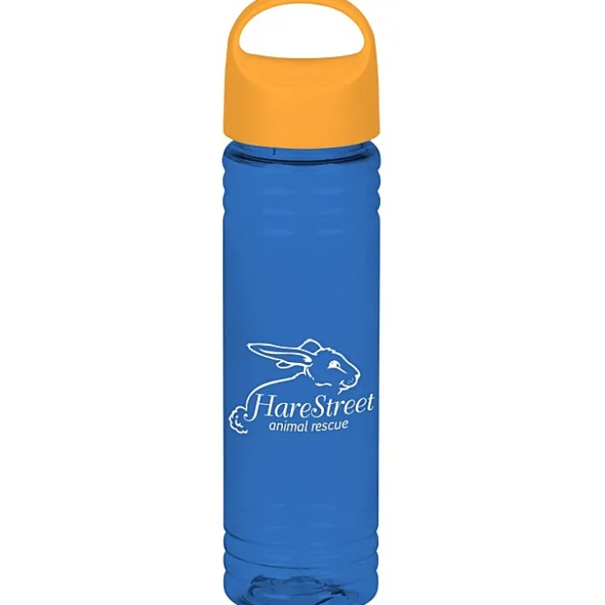 Halcyon Water Bottle with Oval Crest Lid - 24 oz