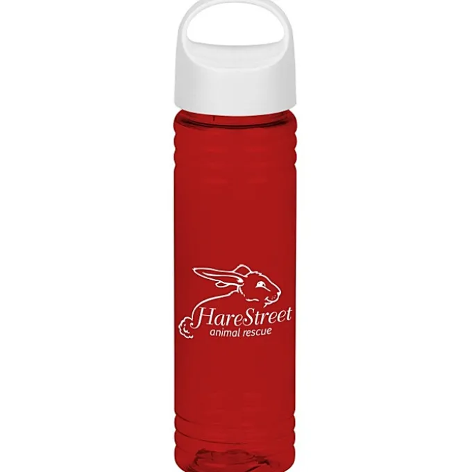 Halcyon Water Bottle with Oval Crest Lid - 24 oz