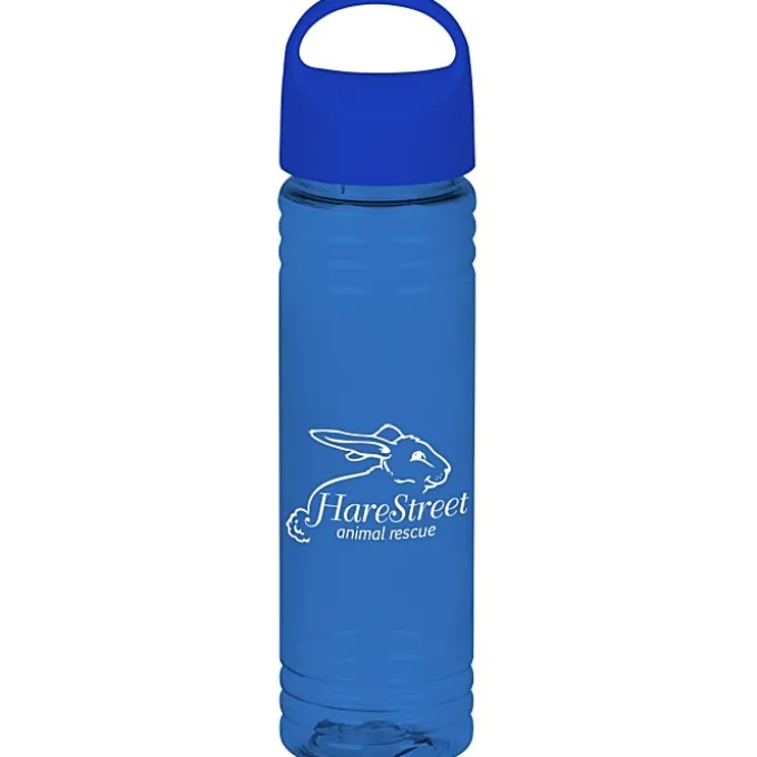Halcyon Water Bottle with Oval Crest Lid - 24 oz