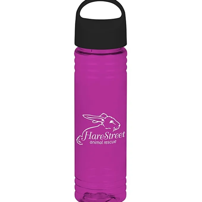 Halcyon Water Bottle with Oval Crest Lid - 24 oz