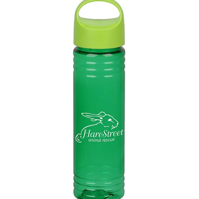 Halcyon Water Bottle with Oval Crest Lid - 24 oz