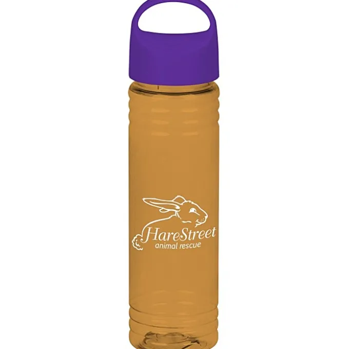 Halcyon Water Bottle with Oval Crest Lid - 24 oz