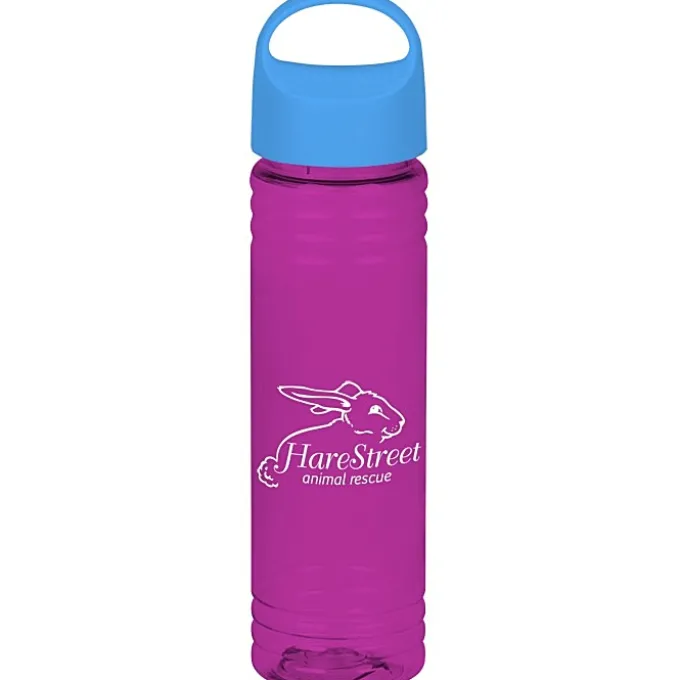 Halcyon Water Bottle with Oval Crest Lid - 24 oz