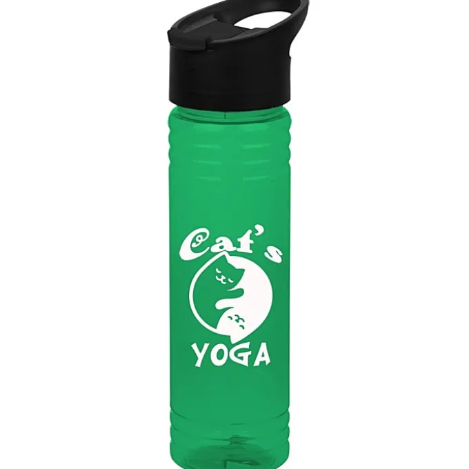 Halcyon Water Bottle with Pop Sip Lid - 24 oz