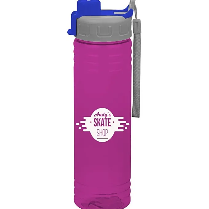 Halcyon Water Bottle with Quick Snap Lid - 24 oz