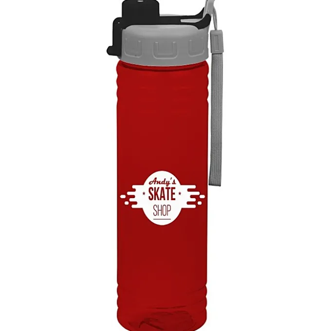 Halcyon Water Bottle with Quick Snap Lid - 24 oz