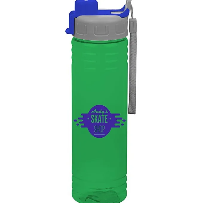 Halcyon Water Bottle with Quick Snap Lid - 24 oz