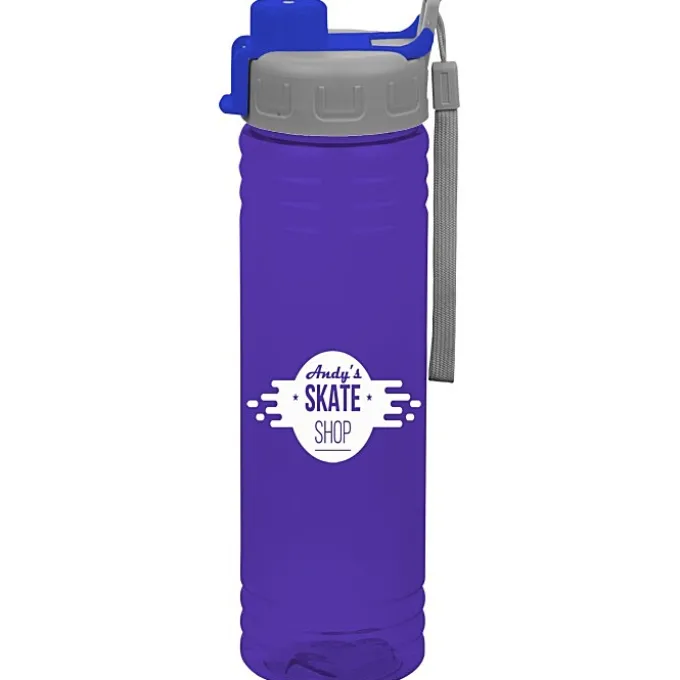 Halcyon Water Bottle with Quick Snap Lid - 24 oz