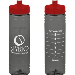 Halcyon Water Bottle with Stay Hydrated Graphics - 24 oz