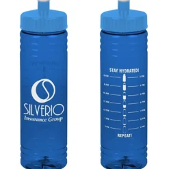 Halcyon Water Bottle with Stay Hydrated Graphics - 24 oz