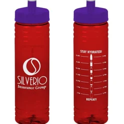 Halcyon Water Bottle with Stay Hydrated Graphics - 24 oz