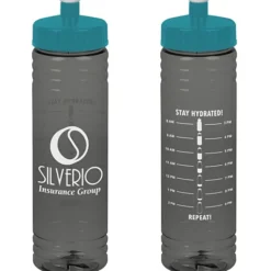 Halcyon Water Bottle with Stay Hydrated Graphics - 24 oz