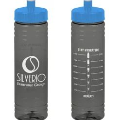 Halcyon Water Bottle with Stay Hydrated Graphics - 24 oz