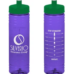Halcyon Water Bottle with Stay Hydrated Graphics - 24 oz