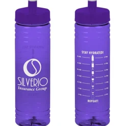 Halcyon Water Bottle with Stay Hydrated Graphics - 24 oz