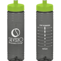 Halcyon Water Bottle with Stay Hydrated Graphics - 24 oz