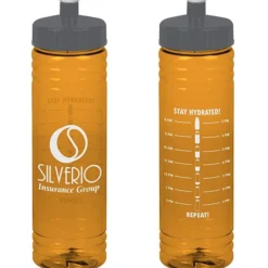Halcyon Water Bottle with Stay Hydrated Graphics - 24 oz