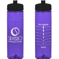 Halcyon Water Bottle with Stay Hydrated Graphics - 24 oz