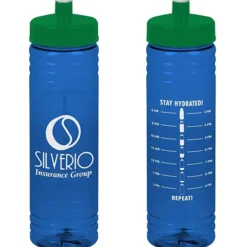 Halcyon Water Bottle with Stay Hydrated Graphics - 24 oz