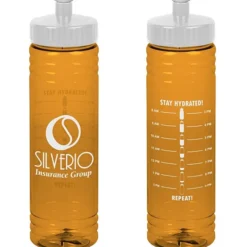 Halcyon Water Bottle with Stay Hydrated Graphics - 24 oz