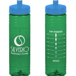 Halcyon Water Bottle with Stay Hydrated Graphics - 24 oz